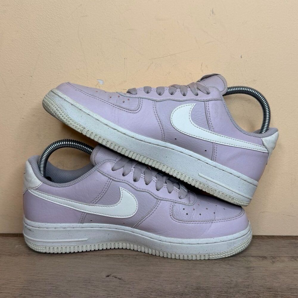 Women's Nike Air Force 1 '07 Platinum Violet Sail Purple White Sz 7.5 shoes
